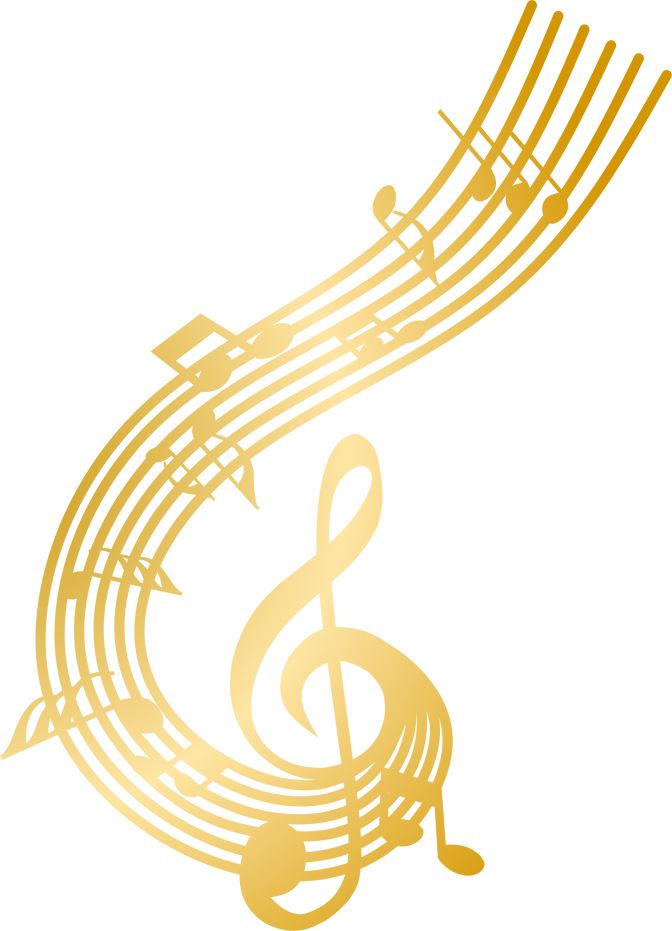 Decorative Luxury Music Note